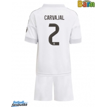 Real Madrid Daniel Carvajal #2 Hjemmedraktsett Barn 2025-26 Kortermet (+ Korte bukser)